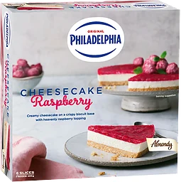 Cheesecake philadelphia raspberry 400g Almondy