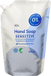 Handtvål Sensitive Oparfymerad refill 800ml ICA