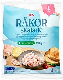 Räkor stora skalade Frysta 200g ICA