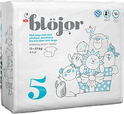 Blöjor Strl 5 11-17kg 44-p ICA