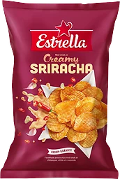Chips Creamy Sriracha chili 275g Estrella