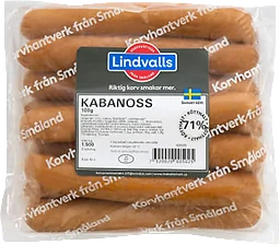 Kabanoss 71% Kötthalt Chark