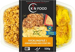 Thai Kycklingfilé i Jordnötssås med Ris 500g Kin Food