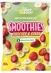 Frukt till smoothies Jordgubb & banan Fryst 500g ICA