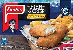 Fish & crisp fish filets 200g Findus