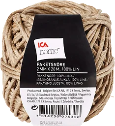 Paketsnöre natur 2mmx20m ICA