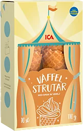 Våffelstrutar 10st 110g ICA