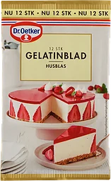 Gelatinblad 12-p 20g Dr. Oetker