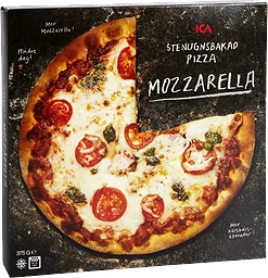 Pizza Mozzarella stenugnsbakad 375g ICA