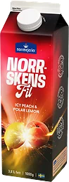Norrskensfil Icy Peach Polar Lemon 3,6% 1000g Norrmejerier