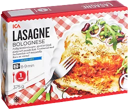 Lasagne Bolognese Fryst 375g ICA