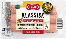 Grillkorv med Skinn