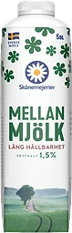 Mellanmjölk Lång Hållbarhet 1,5%