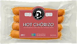 Chörizo hot vegansk 300g Astrid & Aporna