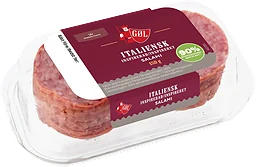 Salami Italiensk skivad 150g Göl Pölser