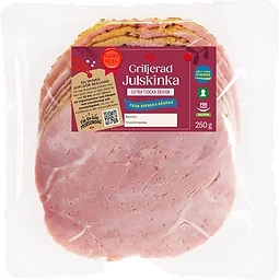 Julskinka Griljerad Skivad Extra Tjocka Skivor Glutenfri 250g ICA