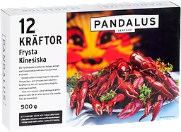 Kräftor 12-p Fryst 500g Pandalus