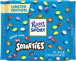 Choklad Smarties Milk Chocolate 100g Ritter