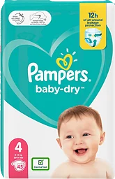 Blöjor Baby-Dry Strl 4 9-14kg Pampers