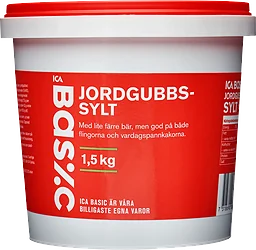 Jordgubbssylt 1,5kg ICA Basic