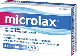 Microlax Rektallösning 5ml 4-p