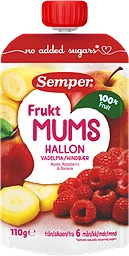 Fruktmums Hallon 6 Mån