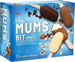 Glasspinne Minimumsbit Mandel & choklad 12-p 420g ICA