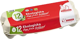 Ägg L Ekologisk 12-p KRAV Gotlandsägg
