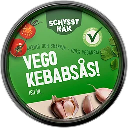 Vego Kebabsås Vegansk 160ml Schysst käk