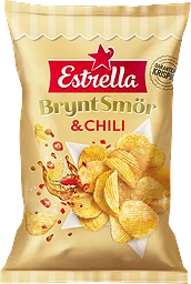 Chips Brynt smör & chili 275g Estrella
