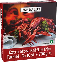 Kräftor Turkiska Extra Stora 700g Pandalus