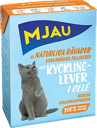 Kattmat Kycklinglever i gelé