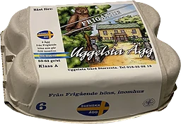 Ägg Frigående Höns M 6st Uggelsta Ägg