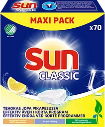 Maskindisktabletter 70-p Sun