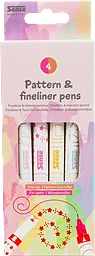 Mönsterpenna 4-p Sense