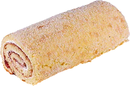 Hallonrulltårta