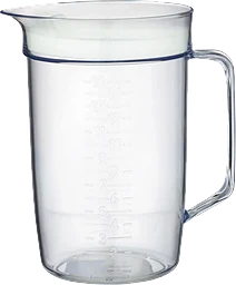 Kanna med vitt lock 1,5l Nordiska Plast
