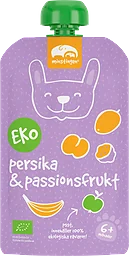 Persika Passionsfruk Klämmis Från 6 Månader