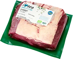 Ryggbiff Frystinad med kappa ca 900g Ekologisk KRAV ICA I love eco