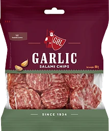 Salami Chips Garlic 80g Göl