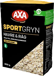 Sportgryn Havre & råg 800g AXA