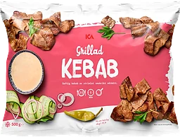 Grillad kebab Fryst 500g ICA