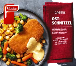 Ostschnitzel Måltid Fryst 390g Findus