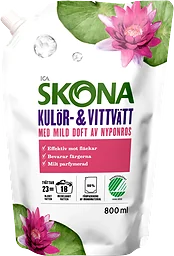 Tvättmedel Nyponros 800ml ICA Skona