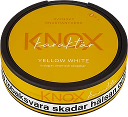 Knox Yellow White