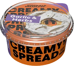 Creamy spread vitlök örter 150g Stockeld Dreamery