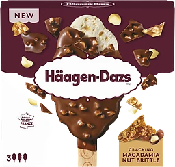Cracking Macadamia Nut Brittl Glass 3p