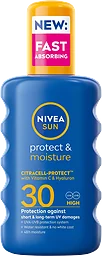 Solskydd Protect & Moisture Sun Spray SPF30 200ml Nivea Sun