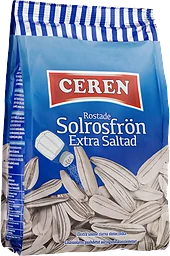Rostade Solrosfrön Extra saltade 250g Ceren