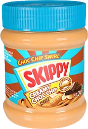 Jordnötssmör Choco Chip Swirl 340g Skippy